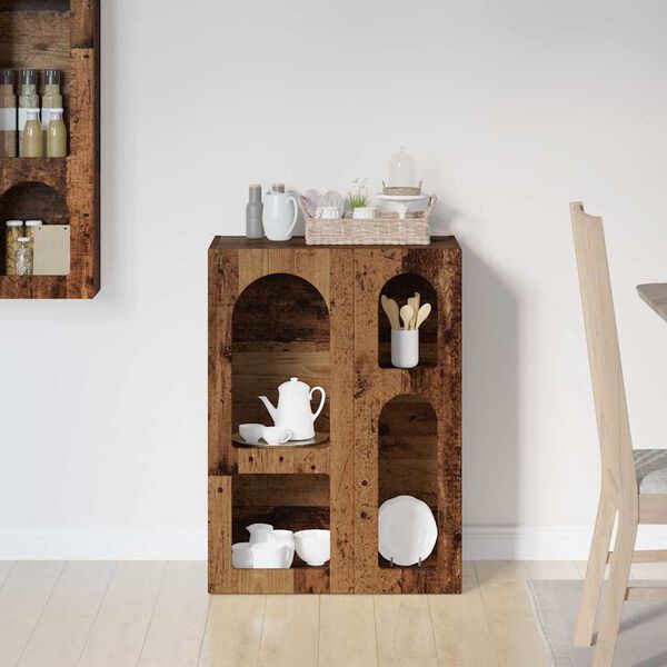 vidaXL Sideboard Altholz 59 x 35 x 80,5 cm Holzwerkstoff