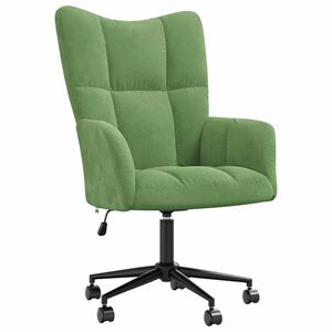 vidaXL Relaxsessel Hellgr&uuml;n Samt