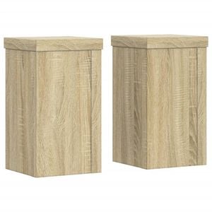 vidaXL Pflanzenst&auml;nder 2 Stk. Sonoma-Eiche 10x10x18 cm Holzwerkstoff