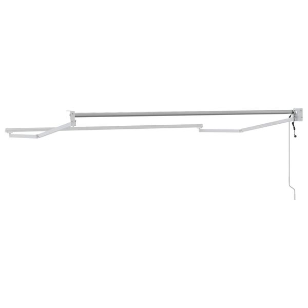 vidaXL Elektrisches Markisenrahmen Wei&szlig; 2,5 x 2 m Aluminium