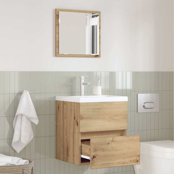vidaXL Badezimmerschrank Artisan-Eiche 41 x 38,5 x 45 cm Holzwerkstoff
