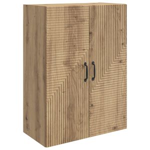 vidaXL Wandschrank 66 x 34,5 x 90 cm Holzwerkstoff Artisan-Eiche