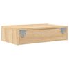 vidaXL TV-Schrank mit LED-Leuchten Sonoma-Eiche 60x35x15,5 cm