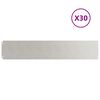 vidaXL Rasenkanten 30 Stk. 20x103 cm Edelstahl