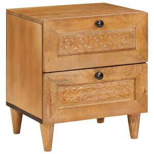 vidaXL Nachttisch Hellbraun 40 x 33 x 46 cm Holzwerkstoff