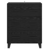 vidaXL Sideboard mit Schubladen Schwarz Eichen-Optik 69,5 x 34 x 90 cm