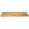vidaXL Tischplatte 50x20x2,5 cm Rechteckig Raues Massivholz Mango