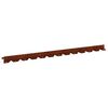 vidaXL Raseneinfassung 10 stk. 102 x 4 x 4 cm Stahl Rostig