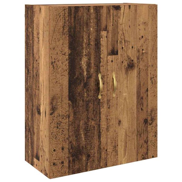 vidaXL Wandschrank Altholz 69,5 x 34 x 90 cm Holzwerkstoff
