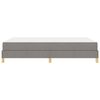 vidaXL Boxspringbett mit Matratze Taupe 160 x 200 cm Stoff