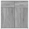 vidaXL Sideboards 2 Stk. Grau Sonoma 79x38x80 cm Holzwerkstoff