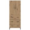 vidaXL Highboard Artisan-Eiche 69,5 x 34 x 180 cm Holzwerkstoff