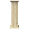vidaXL Postament mit Stauraum Sonoma-Eiche 31x30x90 cm Holzwerkstoff