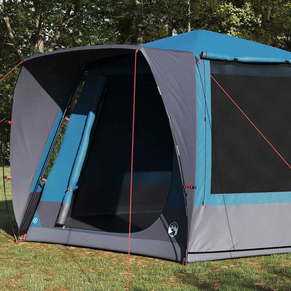 vidaXL Campingzelt Blau 420 x 420 x 227 cm Polyester
