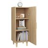 vidaXL Sideboard Sonoma-Eiche 34,5x34x90 cm Holzwerkstoff