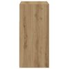 vidaXL Sideboard mit LED-Leuchten Artisan-Eiche 80x35x75 cm