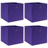 vidaXL Aufbewahrungsboxen 4 Stk. Vliesstoff 28x28x28 cm Lila