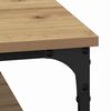vidaXL Couchtisch Artisan-Eiche 100 x 100 x 40 cm Holzwerkstoff