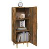 vidaXL Sideboard Räuchereiche 34,5x34x90 cm Holzwerkstoff