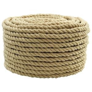 vidaXL Bootsseil 12 mm 25 m Natur