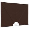 vidaXL Balcony Privacy Screen Rechteckig 240 x 160 cm Polyester Braun