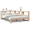vidaXL Massivholzbett mit Regal ohne Matratze 160x200 cm Kiefernholz
