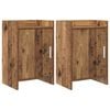 vidaXL Nachttische 2 stk. Altholz 40 x 30 x 60 cm Holzwerkstoff