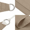 vidaXL Sonnensegel Taupe 7x5x5 m 100% Polyester Oxford