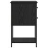 vidaXL Nachttisch 2 pcs Schwarze Eiche 32 x 42 x 70 cm Holzwerkstoff
