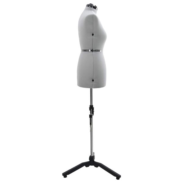 vidaXL Verstellbare Kleiderform f&uuml;r Damen Grau M Samt