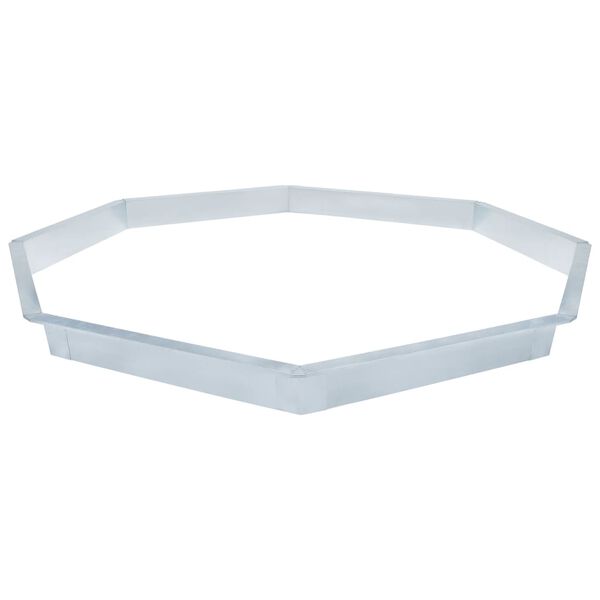 vidaXL Schneckenzaun Verzinkter Stahl 392 x 25 cm