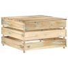 vidaXL 7-tlg. Garten-Lounge-Set mit Kissen Gr&uuml;n Impr&auml;gniertes Holz