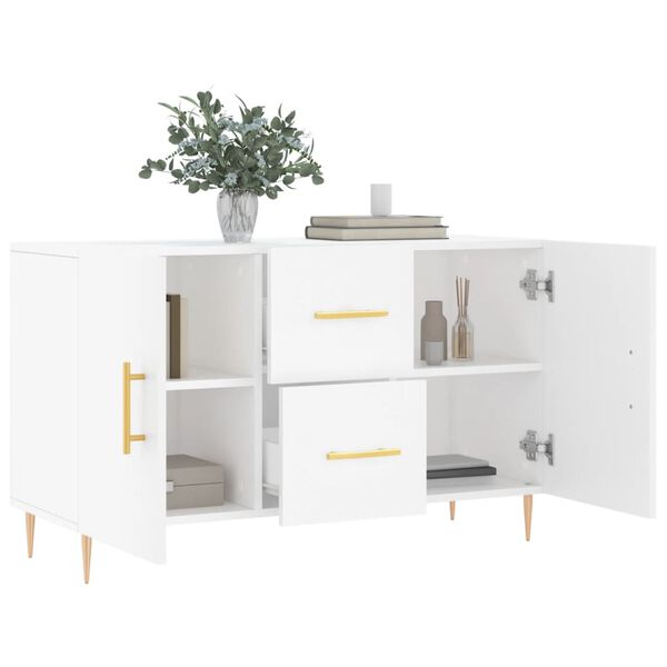 vidaXL Sideboard Weiß 100x36x60 cm Holzwerkstoff
