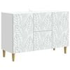 vidaXL Sideboard Wei&szlig; 89 x 34,5 x 60 cm Holzwerkstoff