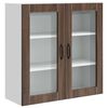 vidaXL K&uuml;chenschrank Braun Eichen-Optik 80 x 31 x 80 cm Holzwerkstoff