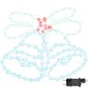 vidaXL Weihnachtsglocke 144 LEDs Mehrfarbig 57 x 47,5 cm PVC