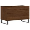 vidaXL Plattenschrank Braun Eichen-Optik 74,5x38x48 cm Holzwerkstoff