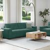 vidaXL 2-teiliges Sofa-Set mit Kissen, dunkelgr&uuml;ner Samt