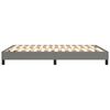 vidaXL Boxspringbettgestell Dunkelgrau 140x190 cm Stoff