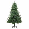 vidaXL K&uuml;nstlicher vorbeleuchteter Weihnachtsbaum Gr&uuml;n 180 cm