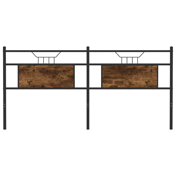 vidaXL Ersatz-Kopfteil R&auml;uchereiche 180 cm Holzwerkstoff und Stahl