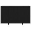 vidaXL Sideboard Schwarz Eichen-Optik 120 x 41 x 75 cm Holzwerkstoff