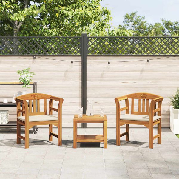 vidaXL Bank Nat&uuml;rlicher &Ouml;lfinish 68,5 x 46 x 82,5 cm Massivholz Akazie