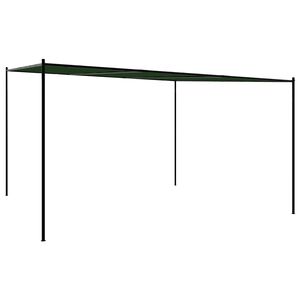 vidaXL Pavillon 4 x 3,98 x 2,67 m Gr&uuml;n Polyester und Stahl