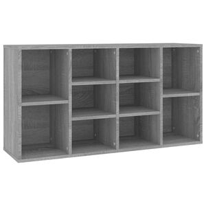 vidaXL Schuhbank Grau Sonoma 103x30x55 cm Holzwerkstoff