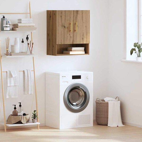 vidaXL Wandschrank Artisan-Eiche 60 x 31 x 70 cm Holzwerkstoff