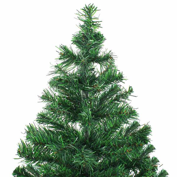 vidaXL K&uuml;nstlicher Weihnachtsbaum Beleuchtung Kugeln 210cm 910 Zweige