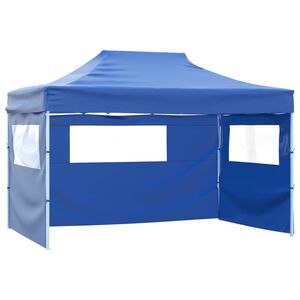 vidaXL Party-Zelt Blau 291 x 431 x 315 cm Oxford-Stoff