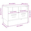 vidaXL TV-Schrank Rosa 68x39x50,5 cm Stahl