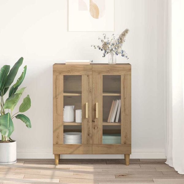 vidaXL Sideboard Artisan-Eiche 69,5 x 34 x 90 cm Holzwerkstoff